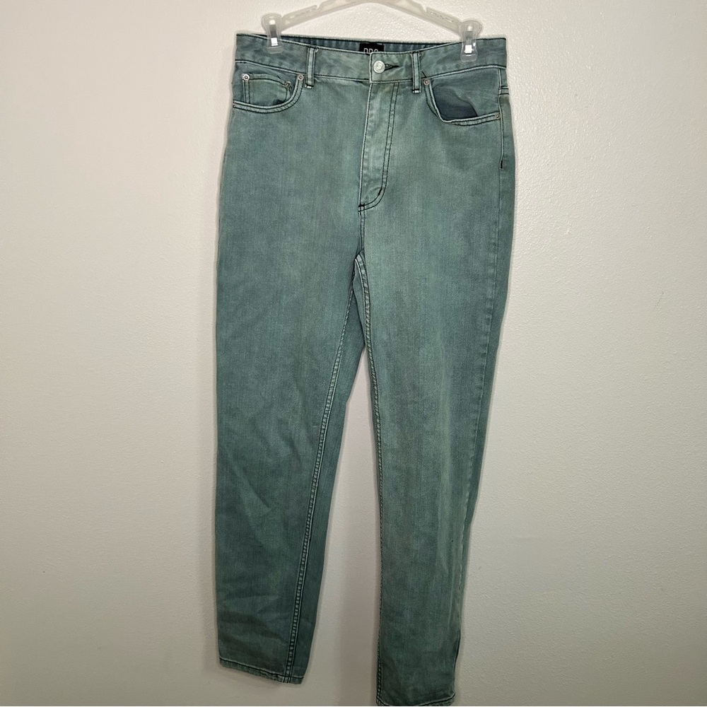 BDG green high waisted mom jeans